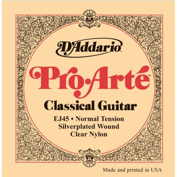D'ADDARIO EJ45 PRO ARTE NYLON CORE NORMAL TENSION