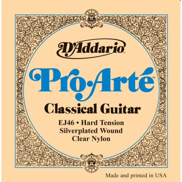 D'ADDARIO EJ46 PRO ARTE NYLON CORE HARD TENSION