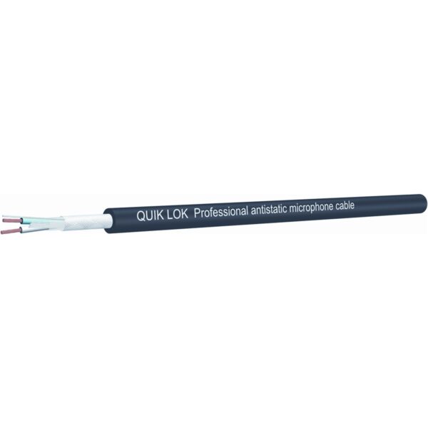 QUIK LOK CM780BK CAVO MIC 2X0.5 PROFESS
