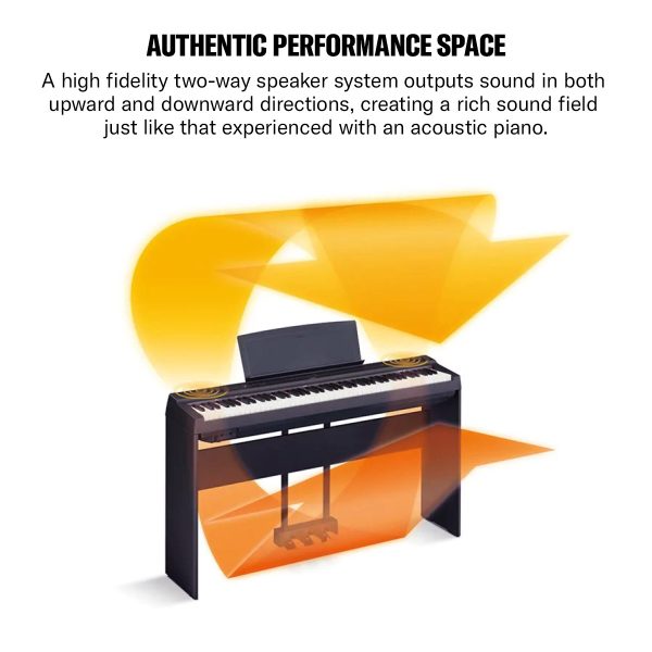 YAMAHA P125-B Pianoforte digitale nero - immagine 5