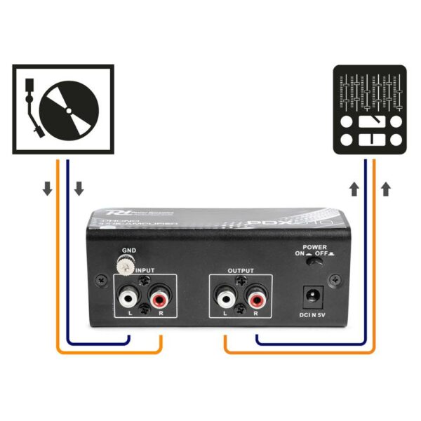 POWER DYNAMICS PDX010 Preamplificatore Phono - immagine 4