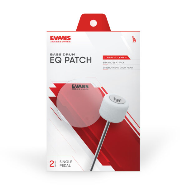 EVANS EQPC1 BASS DRUMHEAD PATCH 2PZ SINGOLO - immagine 2