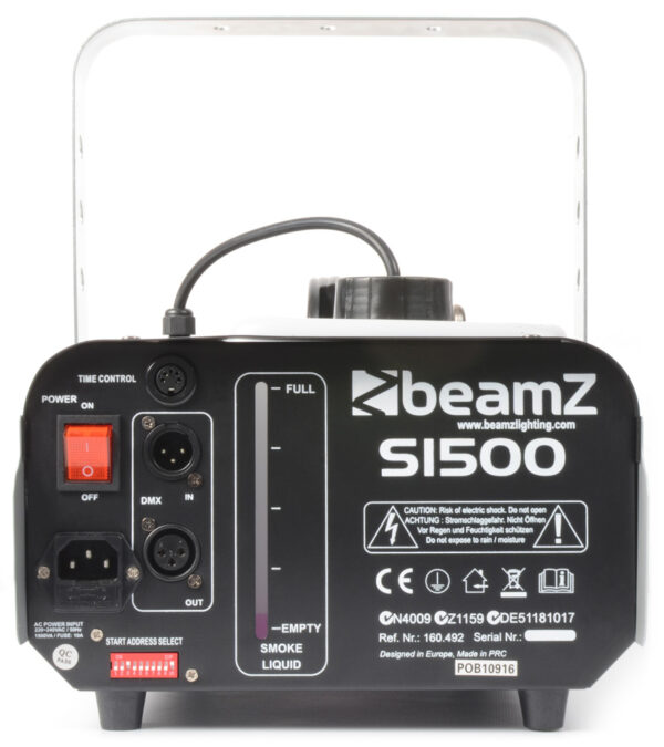 BEAMZ S1500 MACCHINA DEL FUMO DMX/TIMER - immagine 3