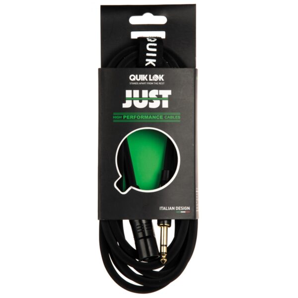 QUIK LOK JUST MJS 1 CAVO XLRM-JACKTRS 1MT - immagine 2